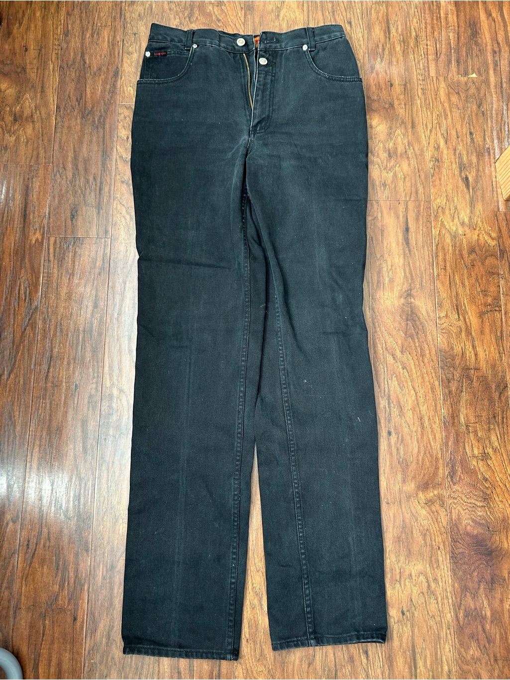 Mens Black Straight Jeans Classic Straight Fit